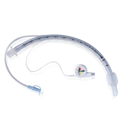 China Subglottic Cuffed Reinforced Endotracheal Tubes Medical Suction Lumen ETT With Intracuff Pressure Moniter à venda