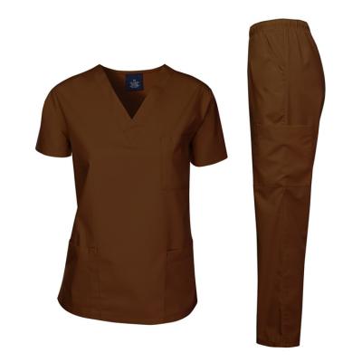 China Custom Made Hospital Uniforms Short Sleeve Uniform Suit Hospital Scrubs Uniforms Sets Nurse Hospital for sale