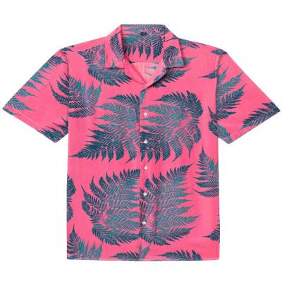 China Casual Regular Fit Casual Short Sleeve Hawaiian Shirt For Men for sale