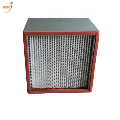 China shopping & Industrial High-Level Ventilation Performance H13 H14 EU13 EU14 HEPA Heat Resistant Deep Pleated Air Filter for sale