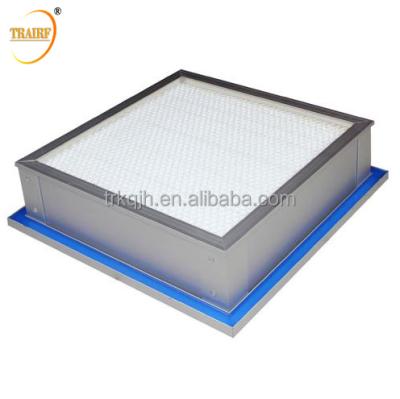 China Cleanroom HVAC System Liquid Tank Gel Seal HEPA Air Filter for sale