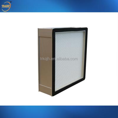 China Cleanroom Laminar Airflow Hoods Vapor Hoods Lab Ahu HVAC System H13 H14 Mini Pleat Hepa Filter AHU Hepa Filter for sale