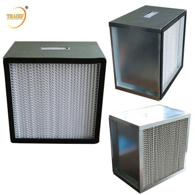 China High Efficiency Laminar Flow Hood Hepa Air Filter H12 H13 For Ventilator for sale