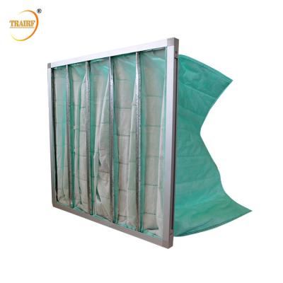 China Spray Cabin Spray Booth Synthetic Fiber F6 Pocket Air Filter for sale