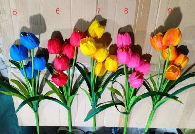 China Best sell Wedding Decorative PU Real Touch Tulip Rose Flowers Tulips Artificial Flower for sale