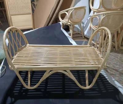 China Natural Rattan Baby Bed ECO Friendly baby Furniture for sale