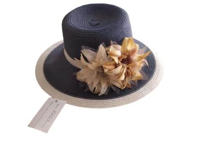 China Customize Wholesale Summer Wide Brim Sun Hat Natural Straw Hats Custom Beach Straw Hat for sale