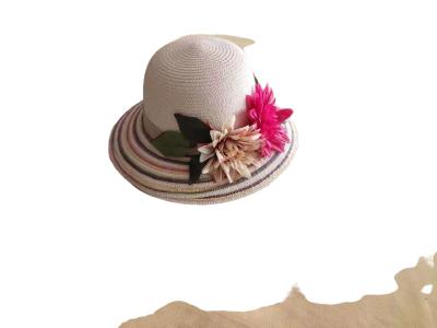 China Customize Wholesale Summer Wide Brim Sun Hat Natural Straw Hats Custom Beach Straw Hat for sale