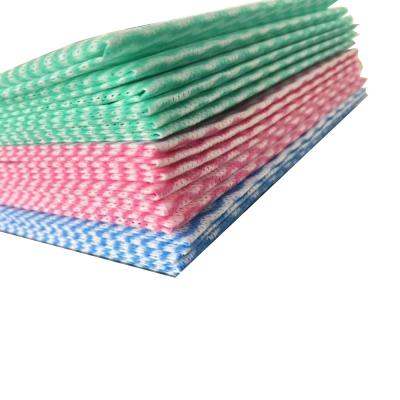 China Sustainable Degradable Emboss Stitch Pearl Pattern Spunlace Nonwoven Fabric for sale