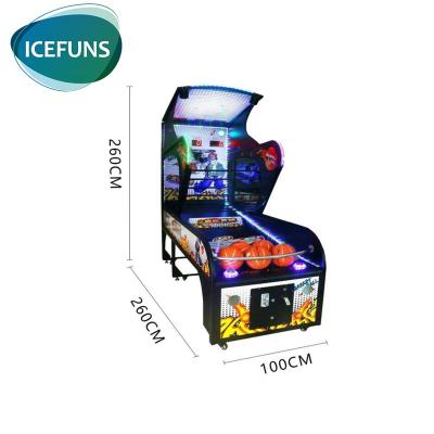 China Indoor Electronic Commercial Amusement Center Arcade Basketball Game Shooting Machine for sale