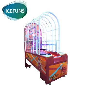 China Hardware Kids Sport Hoops Basketball Arcade Game Shooting Machine For Sale for sale