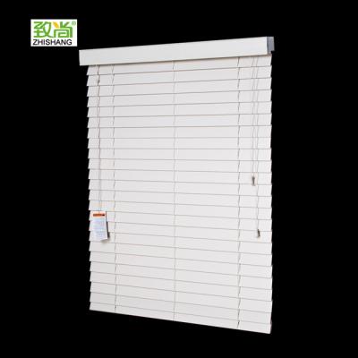 China Guangzhou Classic Venetian PVC Wooden Window Blind Wooden Venetian Blind Shades Fake Shades for sale