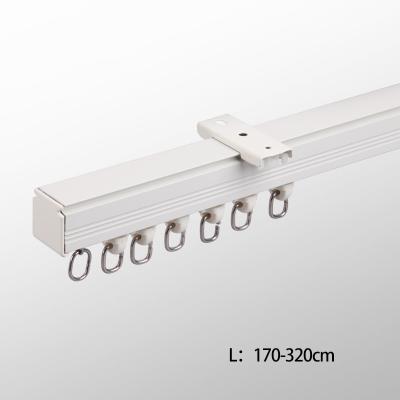 China Non-Oxidation No Need To Measure Retractable Extendable Telescopic Adjustable Curtain Height Track for sale