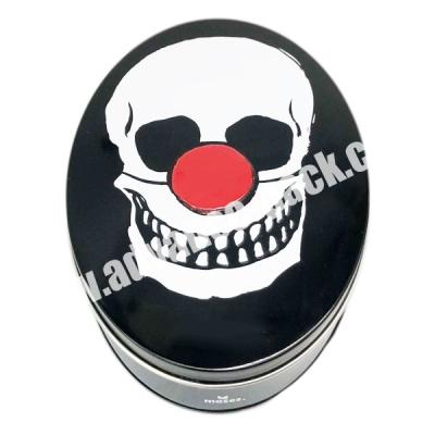 China Household Products Custom Halloween Gift Tin Box For Candle Packaging for sale