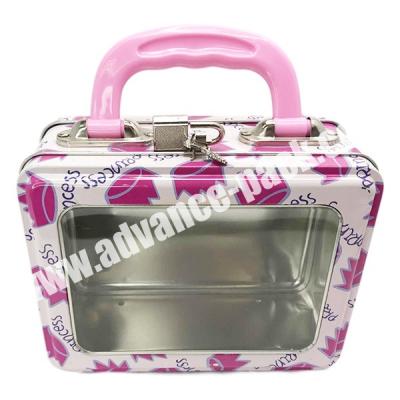 China Household Products Lovely Lunch Box Tin For Set Snacks Beautysets Or Cosmetic Set Tin Can for sale