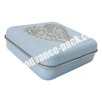 China Household Products Wholesale Factory Cookie Tea can Watch Candle Silver Tin Box Packaging for sale