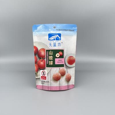 China Wholesale Recycled Biodegradable Barrier Up Pouch Kraft Paper Food Snack Zipper Packaging Ziplock Pouch With Circle Window for sale