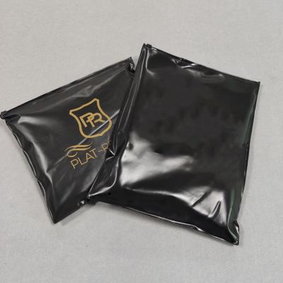 China Custom impact resistance PVC plastic zipper bag for clothing, plastic packaging bag, zipper bag with logo for sale