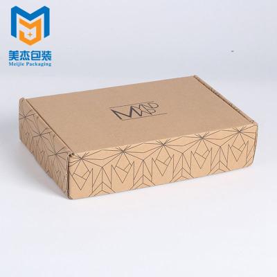 China Handmade Custom Cuboid Recycled Logo Printed Pink Luxury Corrugated Folding Kraft Paper Packaging Box for sale