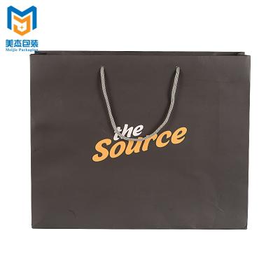 China Recyclable 250gsm Custom Printed Logo Art Paper Bag With Handle Cheap Price Shopping Paper Bag for sale