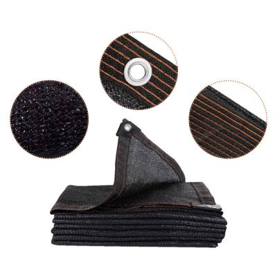 China Durable HDPE Shade Cloth Plastic Agriculture Garden Netting Sun Black Shade Net for sale