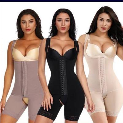 China Faja Bodyshaper Breathable One Piece Hip Lift Tummy Corset Buckle Tight Lace Shaping Body Shaping Jumpsuit for sale