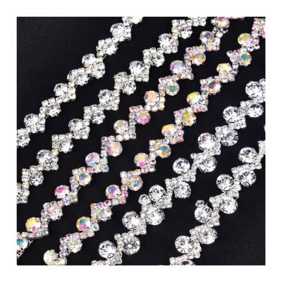 China Wholesale High End Flatback Rhinestone Flower Chains Bride Headdress Airpin Hook Necklace Ear Claw Wedding Decoration Accessories not for sale