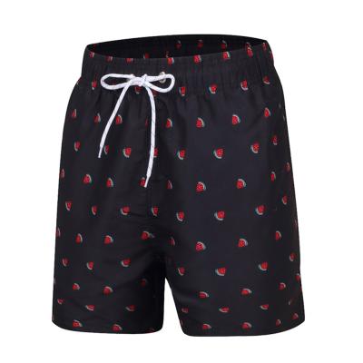 China QUICK DRY Custom Sublimation Worked Men's OEM Breathable Swim Shorts Trunks for sale