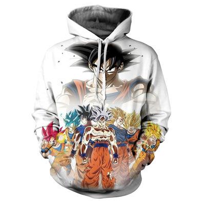 China Custom Dbz Hoodie goku anti-pilling Hoodies 3D Sweatshirt Men Print Dragon Hoodies Sportswear Men Gym Custom for sale