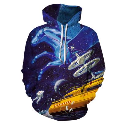 China Professional Sports Sublimation Transfer Breathable Anti-pilling Pullover 3d Printed Men Custom Hoodies for sale