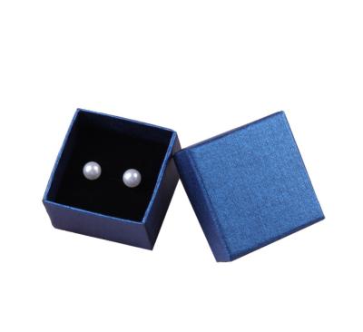 China Small Eco-friendly Customized Jewelry Packaging Box Mini Square Shape High End Jewelry Box In Stock for sale