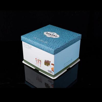 China Wholesale Supplier Logo Birthday Wedding Paper Packaging Cake Box Gift Cake Box Packages Printing Recyclable Custom Cardboard for sale