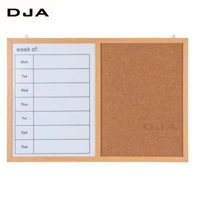 China Decorative White Cork Board Memo Stick Message Board Combination Board And Magnetic Cork Bulletin Board for sale