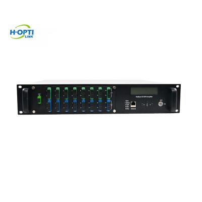 China FTTH FTTxFTTB 64 Port 20dbm Network 1550nm CATV PON EDFA WDM With LC for sale