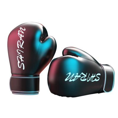 China Adults Wholesale Custom Boxing Gloves High Quality PU Leather Gloves OEM Logo Durable Training Winning Kickboxing for sale