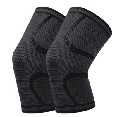 China Comfortable Breathe Free Comfortable Breathable Non-slip Hinged Knee Pads Fitness Exercise Support Braces Knee Pads High Elastic Compression Silicone for sale