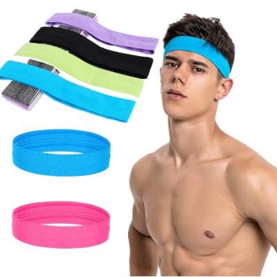 China Universal Outdoor Soft Badminton Soft Headband Running Men Women Men Women Sports Headband Tennis Basketball Volleyball Elastic Band On Head Headband for sale