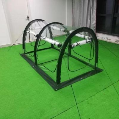 China ECO FRIENDLY PVC Tunnel Cover Green House Portable Warm Mini House For Flower And Other Plants for sale