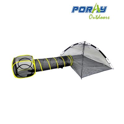 China Sustainable Cat Playing House Tent With Opening Tent Tunnel 4 Ways Connectors for sale