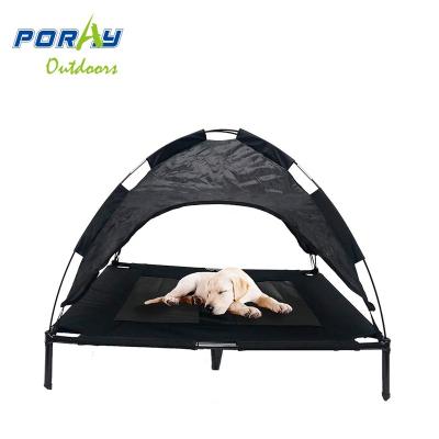 China Durable Small Size Removable Increased Mesh Cot Cooling Elevated Dog Bed Canopy Tent Travel Bag for sale