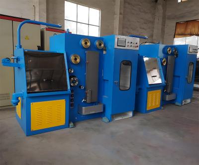 China 1.2mm-0.1mm Fine Copper Wire Drawing Machine With Continuous Annealer China Manufacturer for sale