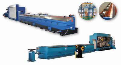 China Fast Die Changing Type Continuous Copper Rod Drawing Machine With Annealing for sale