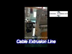 single screw plastic extrusion line for wire and cables wire and cable extrusion process