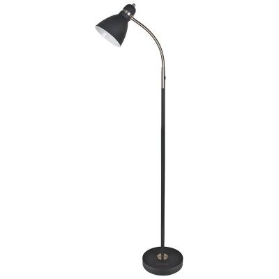 China Modern Decoration EEE E26 Torchiere Light Goose Neck Adjustable Metal Indoor Lighting Standing Floor Lamp for sale