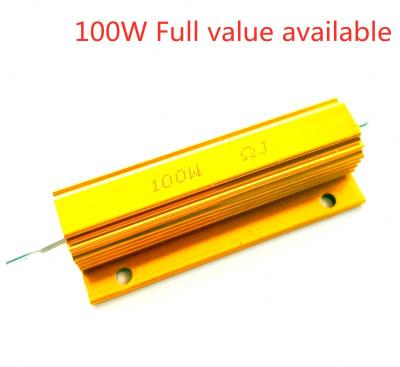 China Power Metal Aluminum Shell Case Wirewound Resistor 100W 500R 500 Ohm 5% 100W20R for sale