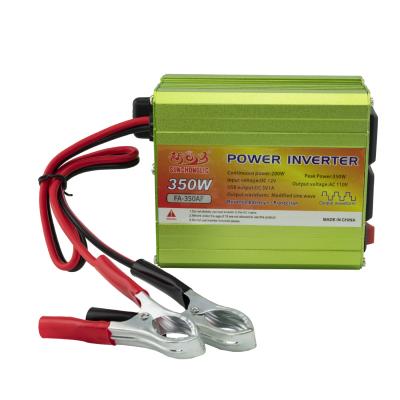 China Home Appliance Sunchonglic Inversor 350w 12v 110v 60Hz 350 Watt Off Grid Modified Sine Wave Power Inverter for sale