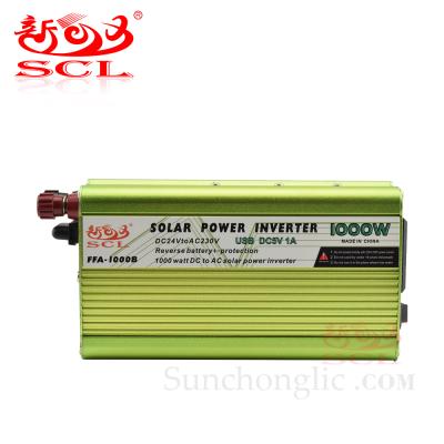 China Solar Power System Home Sunchonglic Factory Price Inverter 24V 220V DC to 1000W AC Power Inverter Modified Sine Wave for sale