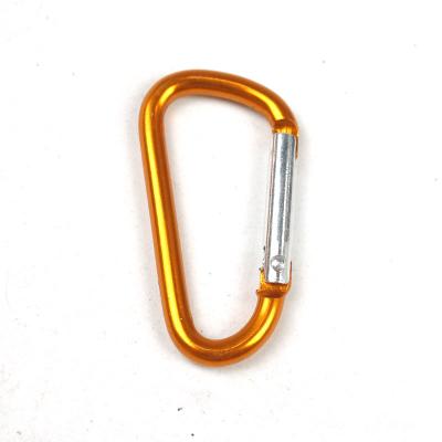 China Heavy Industry No. 5 D Shaped Aluminum Carabiner Hanging Loop for sale