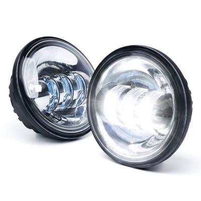 China Aluminum+Toughed Glass+Plastic Daymaker 4.5 Inch Hi-Lo Motorcycle LED Headlight Beam For Harley Davidson for sale