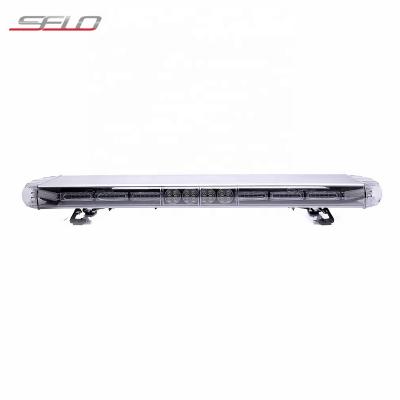 China Aluminum and PC lens SAE Strobe Warning Led Lightbar E-mark police led warning lightbar ambulance led lightbar for sale